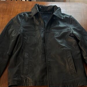 Tommy Hilfiger Black Leather Jacket